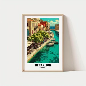 Heraklion Print - Greece Poster, Heraklion Views, Heraklion City, Heraklion Archaeology, Greece Charm, Heraklion Beauty, Heraklion Heritage