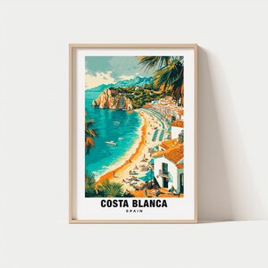 Costa Blanca Print - Spain Poster, Costa Blanca Views, Costa Blanca Art, Spain Charm, Costa Blanca Beauty, Historic Costa Blanca, Spain Art