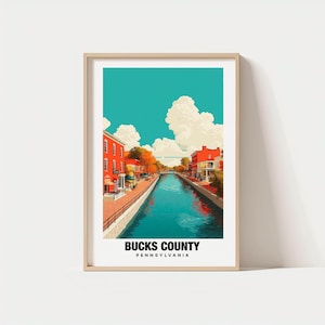 Bucks County Art Print: Scenic Pennsylvania Landscape