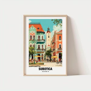 Subotica Print - Serbia Poster, Subotica Views, Subotica Art, City Charm, Historic Scene, Cultural Beauty, Local Heritage, Serbia Travel