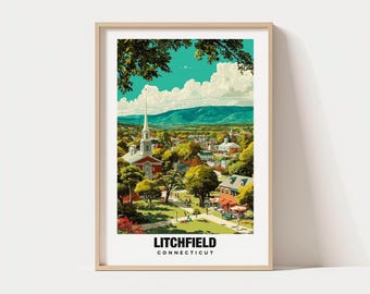 Litchfield Travel Print: Malerische Landschaft von Nevada