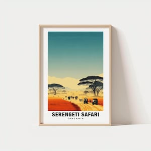 Serengeti Safari Print - Tanzania Poster, Serengeti Views, Serengeti Wildlife, Serengeti Safari, Tanzania Charm, Serengeti Beauty, Serengeti