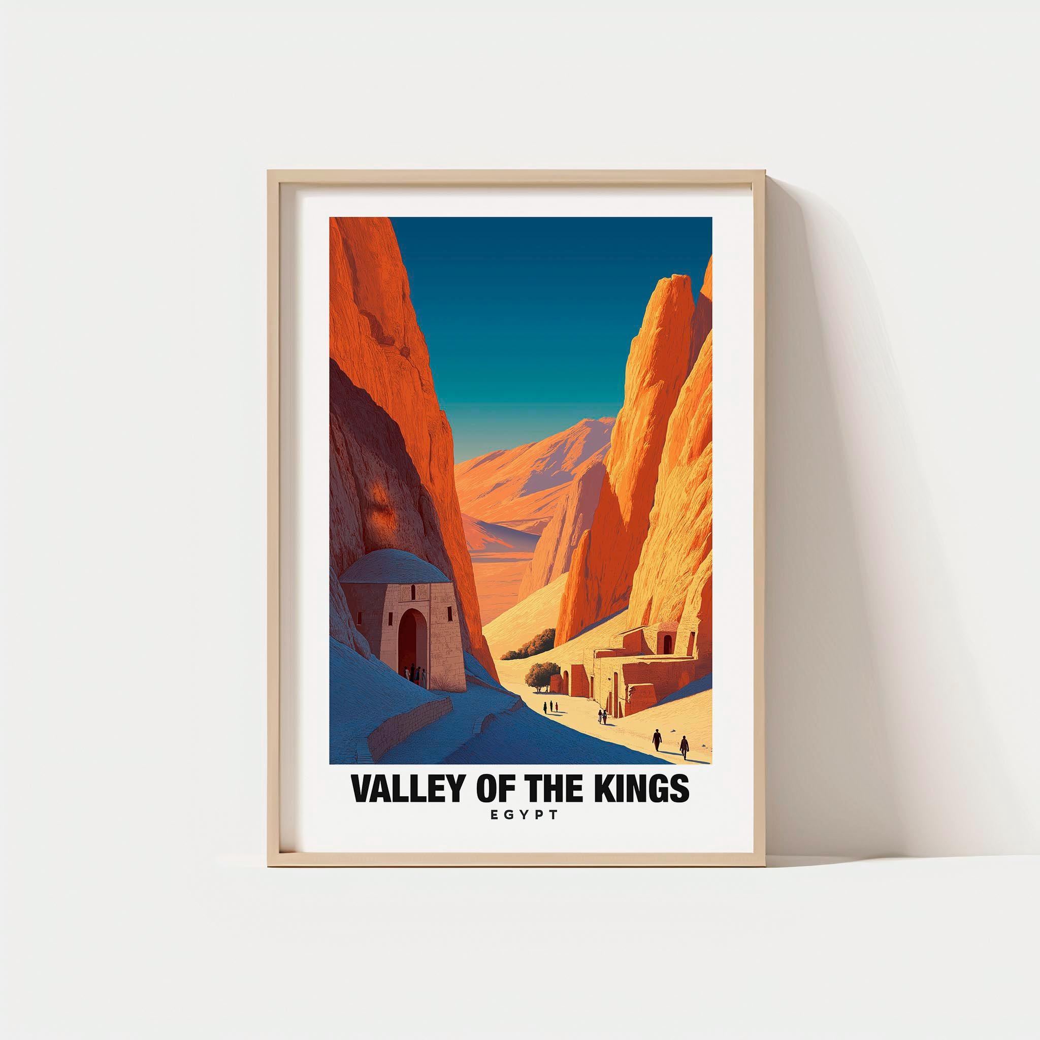 Calamita Da Frigorifero Con Scritta Valley Of The Kings Luxor Egypt, Souvenir Di Viaggio In Resina, Dimensioni 7x6 Cm