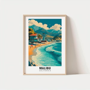 Malibu Print - California Poster, Malibu Views, Malibu Art, California Charm, Malibu Beauty, Historic Malibu, Scenic California, USA City