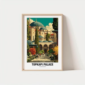Topkapi Palace Travel Print: Istanbul Landmark, Digital Download