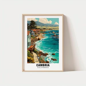 Cambria Print - California Poster, Cambria Views, Cambria Art, California Charm, Cambria Beauty, Historic Cambria, Scenic California