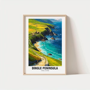 Dingle Peninsula Print - Ireland Poster, Dingle Peninsula Views, Dingle Beaches, Dingle Town, Ireland Charm, Dingle Beauty, Dingle Heritage