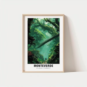 Monteverde Cloud Forest Wall Art - Misty Rainforest, Costa Rica