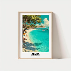 Aruba Print - Aruba Poster, Aruba Views, Aruba Beaches, Aruba Island, Caribbean Charm, Aruba Beauty, Aruba Heritage, Aruba Art, Caribbean