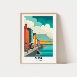 Sligo Print - Ireland Poster, Sligo Views, Sligo Art, City Charm, Coastal Scene, Scenic Beauty, Local Heritage, Ireland Travel