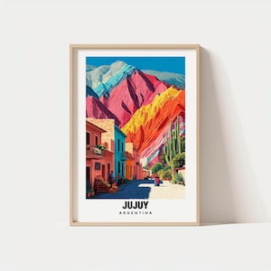 Jujuy Print - Argentina Poster, Jujuy Views, Jujuy Art, Mountain Charm, Valley Scene, Cultural Beauty, Local Heritage, Argentina Travel