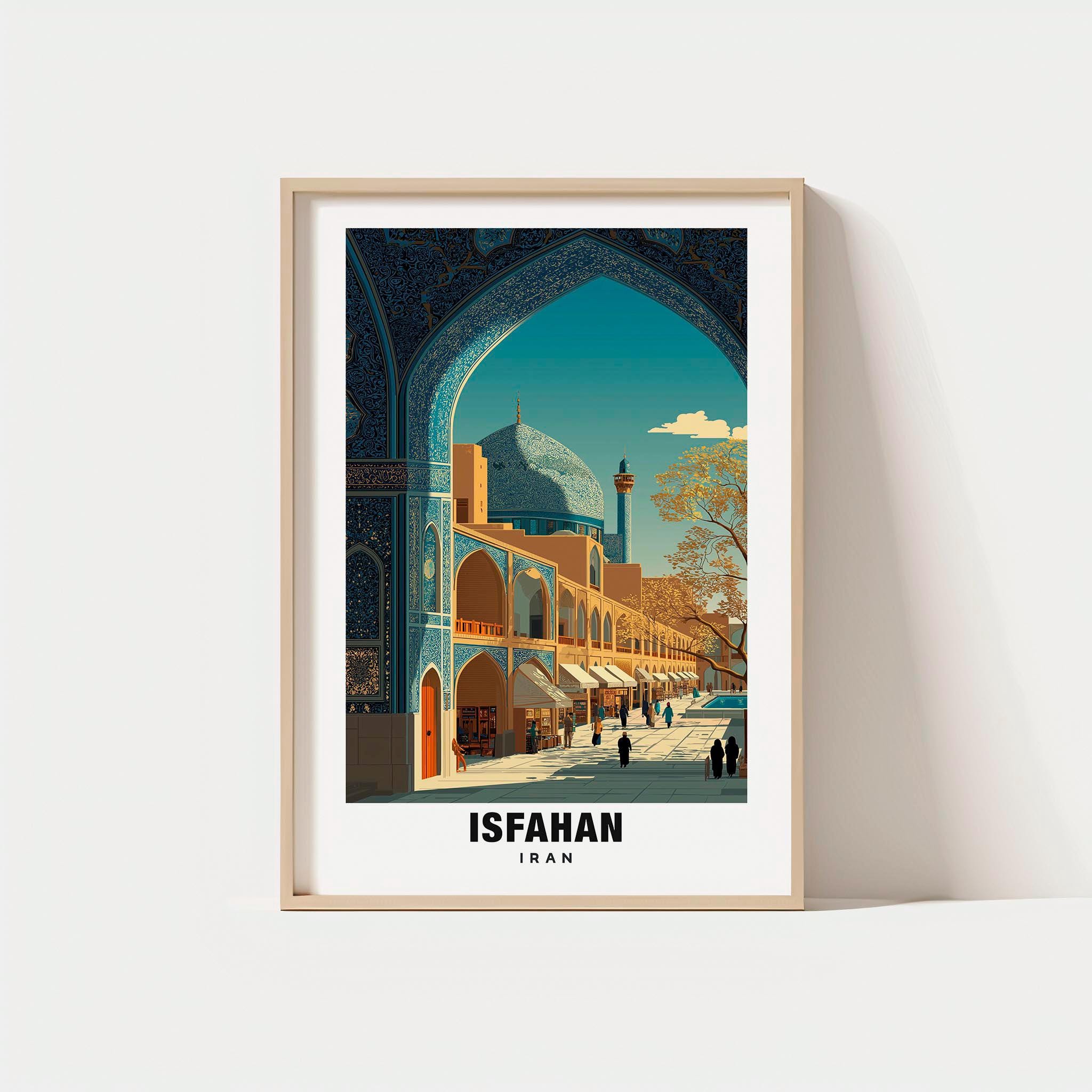 イスファハーン モスク 写真集 ISPAHAN Image du Paradis Isfahan Digital Print, Historic City Views, Persian Tilework