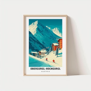 Obergurgl-Hochgurgl Print - Austria Poster, Obergurgl Views, Hochgurgl Views, Austria Charm, Obergurgl Beauty, Scenic Austria, Obergurgl Art