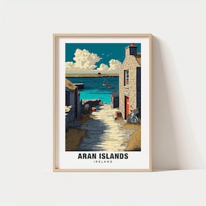 Aran Islands Print - Ireland Poster, Aran Islands Views, Aran Islands Beaches, Aran Islands Town, Ireland Charm, Aran Islands Beauty, Aran