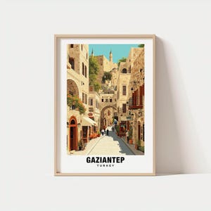 Gaziantep Print - Turkey Poster, Gaziantep Views, Gaziantep City, Gaziantep Cuisine, Turkey Charm, Gaziantep Beauty, Gaziantep Heritage,