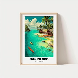 Cook Islands Print - Pacific Poster, Cook Islands Views, Cook Islands Art, Pacific Charm, Cook Islands Beauty, Historic Cook Islands
