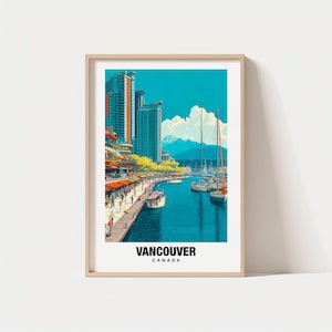 Vancouver Print - Canada Poster, Vancouver Views, Vancouver City, Vancouver Mountains, Canada Charm, Vancouver Beauty, Vancouver Heritage