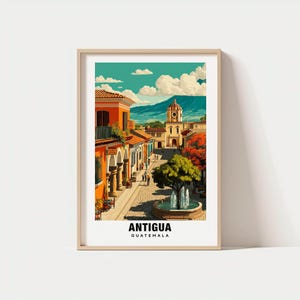 Antigua Guatemala Print - Guatemala Poster, Antigua Views, Antigua Landmarks, Antigua City, Guatemala Charm, Antigua Beauty, Antigua Art