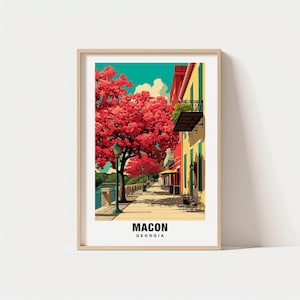 Macon Print - Georgia Poster, Macon Views, Macon Art, Georgia Charm, Macon Beauty, Historic Macon, Scenic Georgia, Cultural Heritage