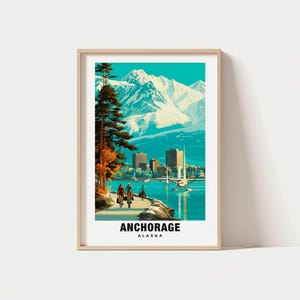 Anchorage Print - Alaska Poster, Anchorage Views, Anchorage Art, Alaska Charm, Anchorage Beauty, Historic Anchorage, Scenic Alaska, Alaska