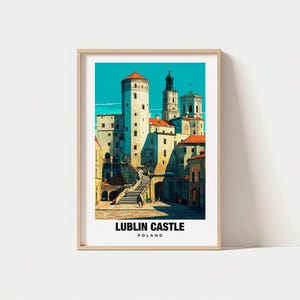 Lublin Castle Travel Print Wall Art, Lublin - Poland City Print, Lublin Castle Travel Gift, Lublin Castle Poster, Digital Download, Wall Art