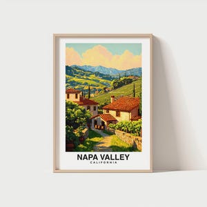 Napa Valley Print - California Poster, Napa Valley Views, Napa Valley Art, California Charm, Napa Valley Beauty, Vineyard Landscape, Napa