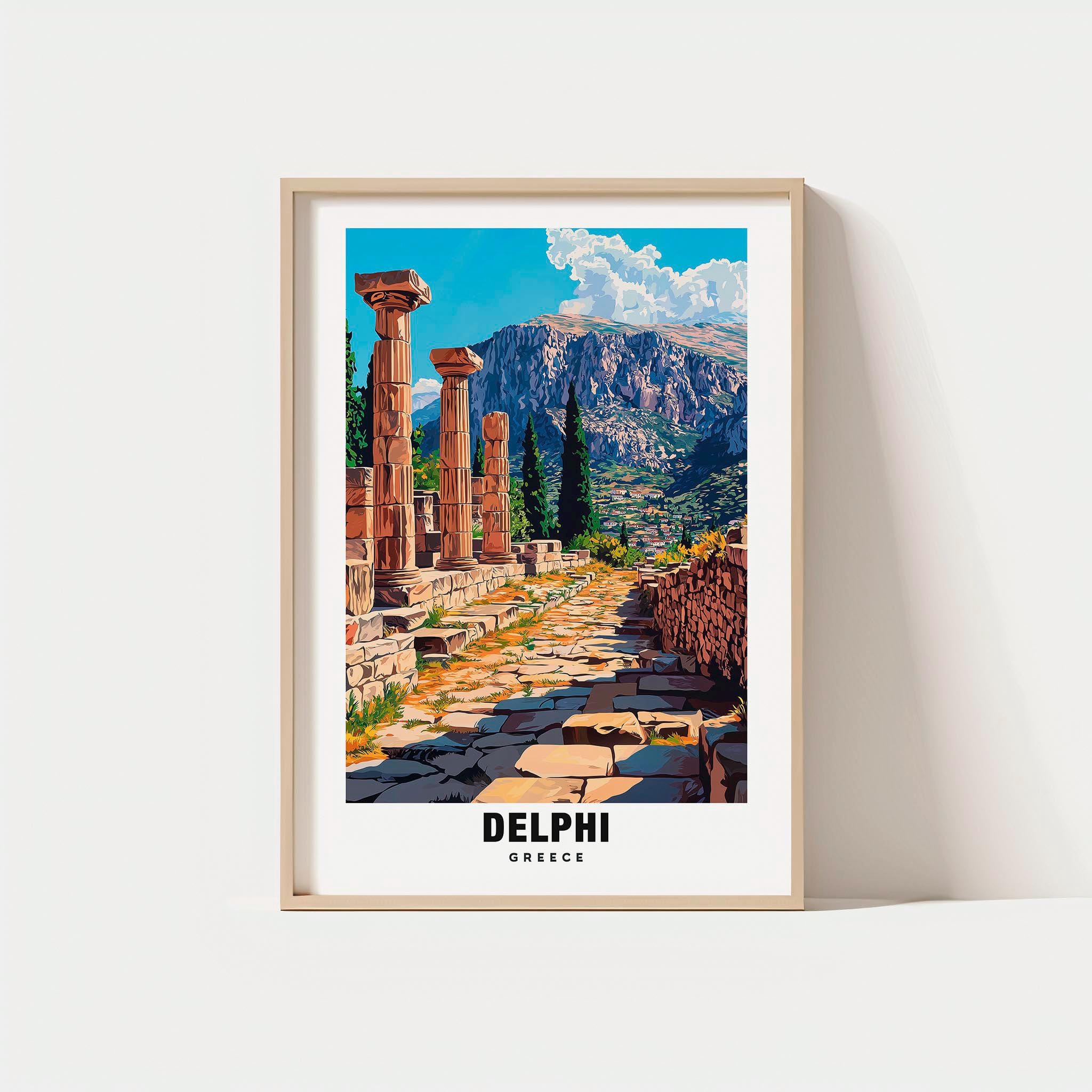 Oracle of Delphi Poster - Etsy