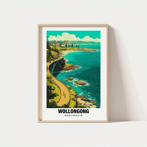 Wollongong Print - Australia Poster, Wollongong Views, Wollongong Art, Coastal Charm, Harbor Scene, Scenic Beauty, Local Heritage