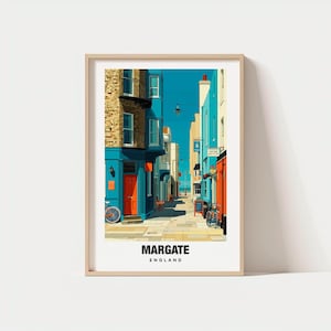 Margate, United Kingdom Travel Print Wall Art, Margate - United Kingdom City Print, Margate, United Kingdom Travel Gift, Margate, Wall Art
