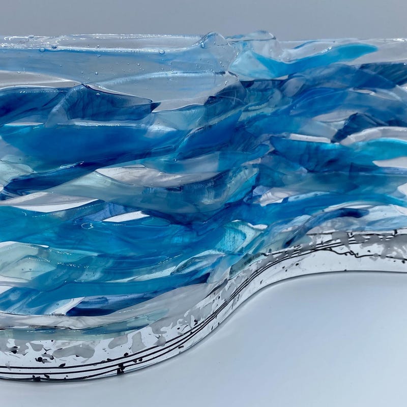 Glass Wave Sculpture - Etsy