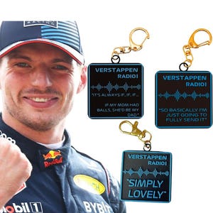 Max Verstappen Radio Key Chains