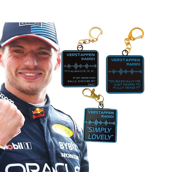 Max Verstappen Radio Key Chains