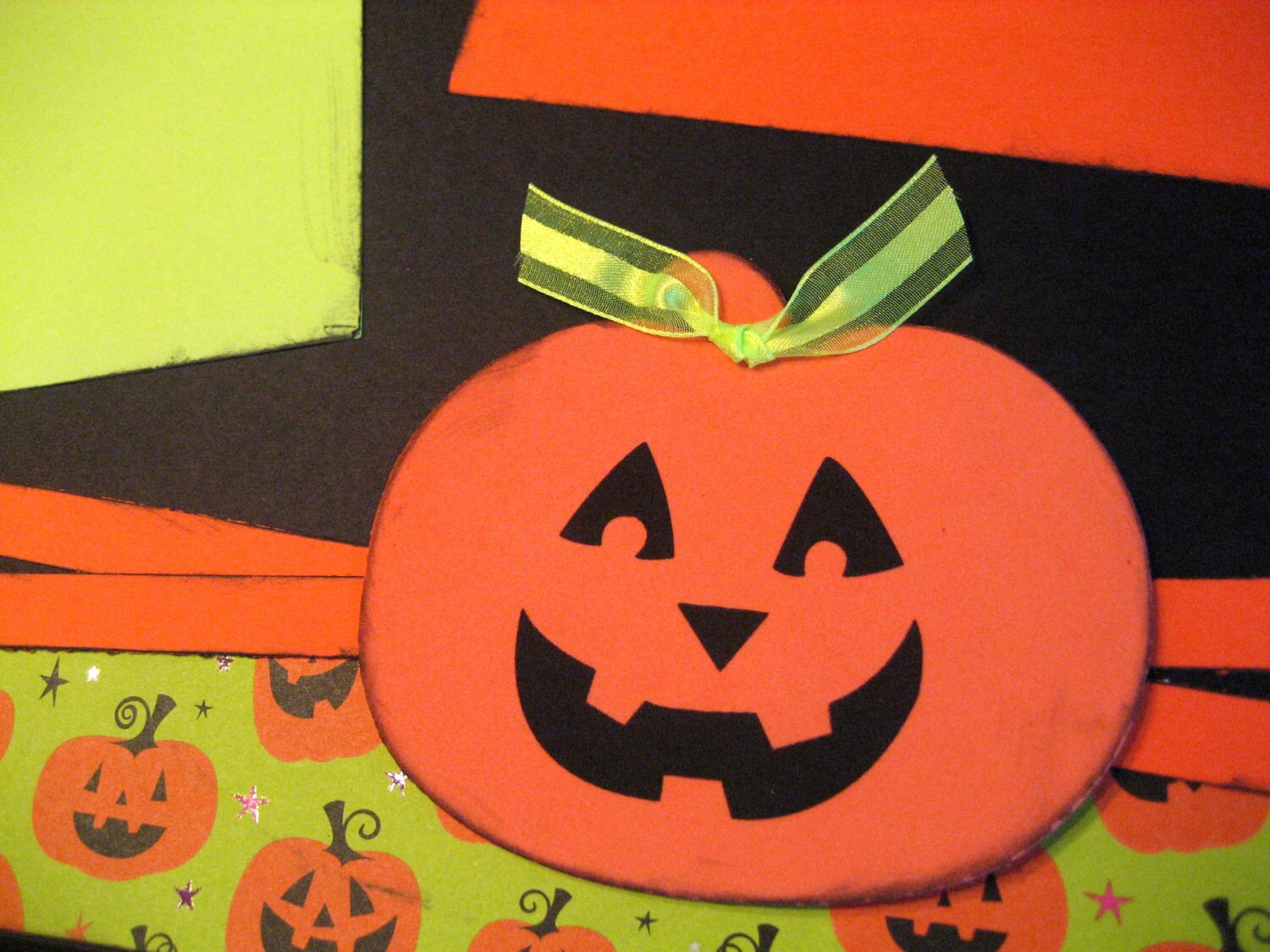 scrapbook page kit halloween pumpkin carving layout 2 pumpkin carving layouts