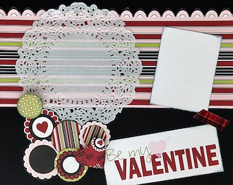 Scrapbooking Layout Valentine 12x12  Kit