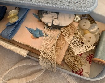 French treasures- French lace - French fabric - haberdashery - treasure box