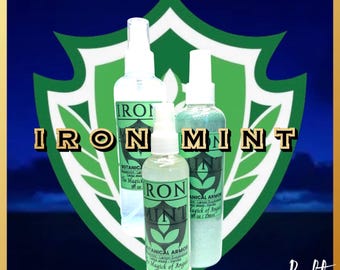 IRON MINT- All Natural Witch Hazel Insect Repellent Body Spray