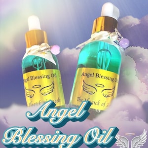 Sacred Angel Blessing Oil - Holy Oil - for Bringing Light, Positive Energy, Blessings into Your Life - Removes Negative Energy - All Natural