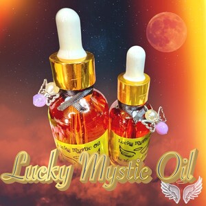 Lucky Mystic Oil - Clairvoyant Skills Oil - Attracts Good Spirits - All Natural