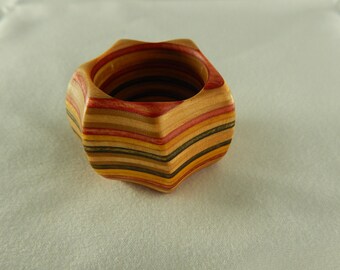 Dread Bead made from Recycled Skateboard decks