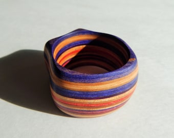 Dread Bead made from Recycled Skateboards