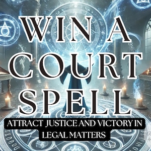 Win a Court Case Spell: Attract Legal Victory & Justice, Favorable Outcome in Court, Court Case Spell for Triumph, Protection And Fairness