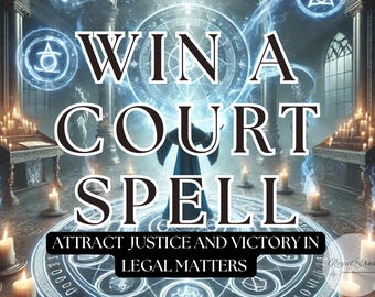 Win a Court Case Spell: Attract Legal Victory & Justice, Favorable Outcome in Court, Court Case Spell for Triumph, Protection And Fairness