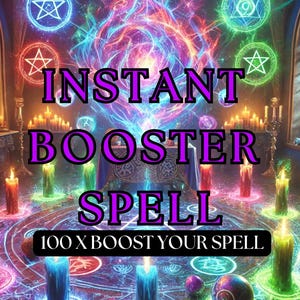 Personalized Instant Booster Spell for Fast Results, Instant Boost for Love, Money, or Success, Custom Instant Booster Spell for Any Goal