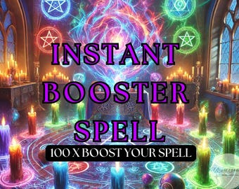Personalized Instant Booster Spell for Fast Results, Instant Boost for Love, Money, or Success, Custom Instant Booster Spell for Any Goal