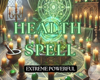Health and Wellness Spell: Promote Healing and Balance, Boost Health and Vitality, Spell for Healing and Recovery, Healing Magic Spell