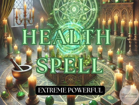 Health and Wellness Spell: Promote Healing and Balance, Boost Health and Vitality, Spell for Healing and Recovery, Healing Magic Spell