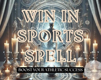 Win in Sports Spell – Boost Performance & Victory, Athletic Success Spell, Gain Strength, Focus, Achieve Triumph, Dominate the Game, Winning