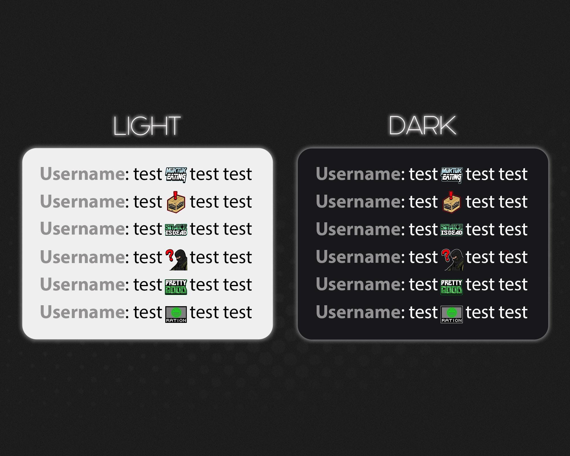 6 MGS Emotes [ Emote Pack ], PNG Format, Asset for Content Creator and ...