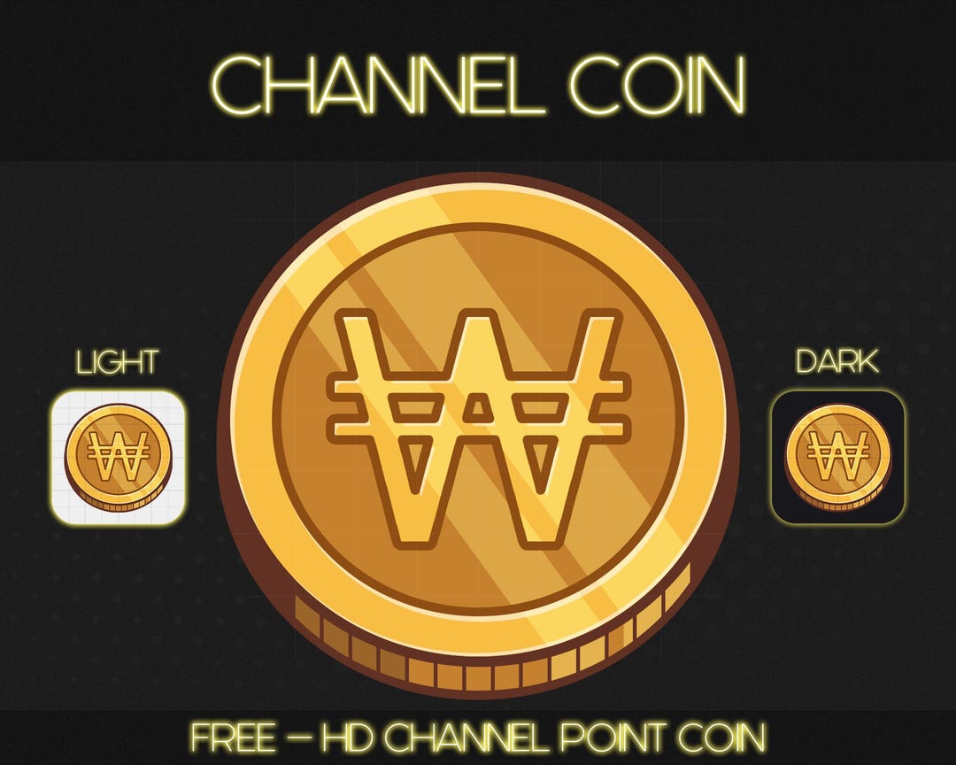WON KOREAN COIN [ Coin Channel Points ] Designed for Twitch, Discord ...