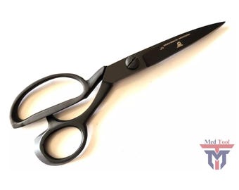 Stainless Steel Heavy Duty Black Color Handle 10'' Dress Making Tailor Scissors Fabric Cutting Sewing Scissors Cloth Cutting Scissors